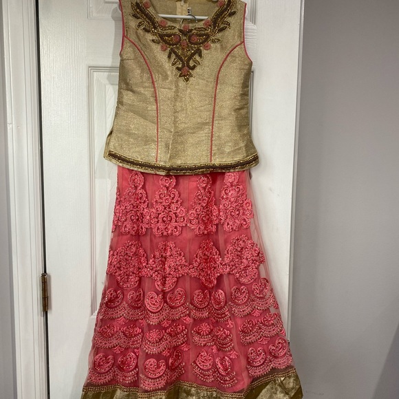 Skirt and blouse